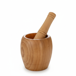 Wooden Garlic Crusher